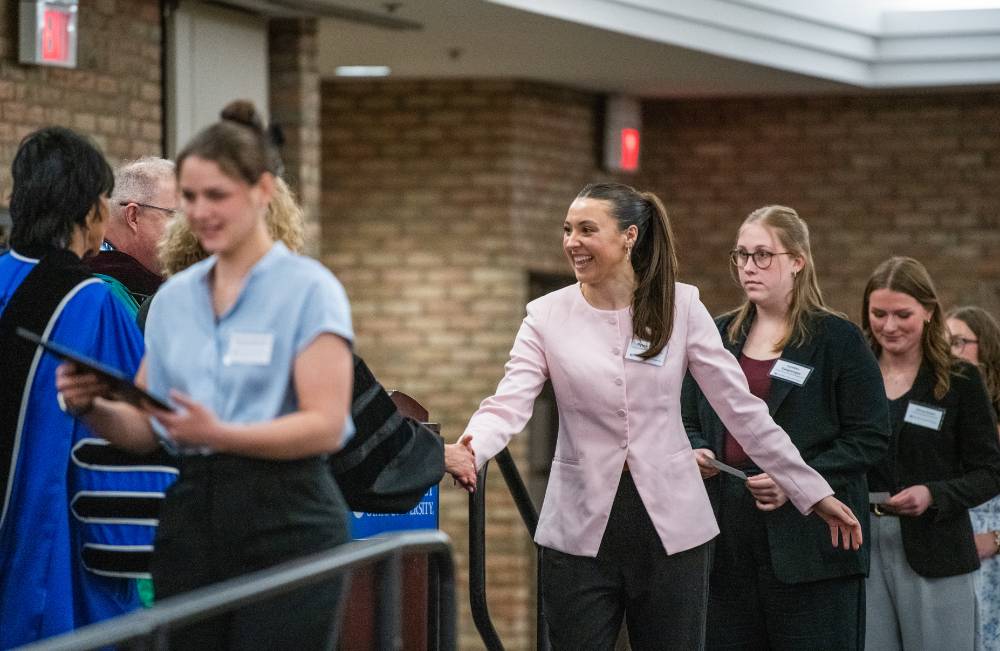 Awardee receiving award 22